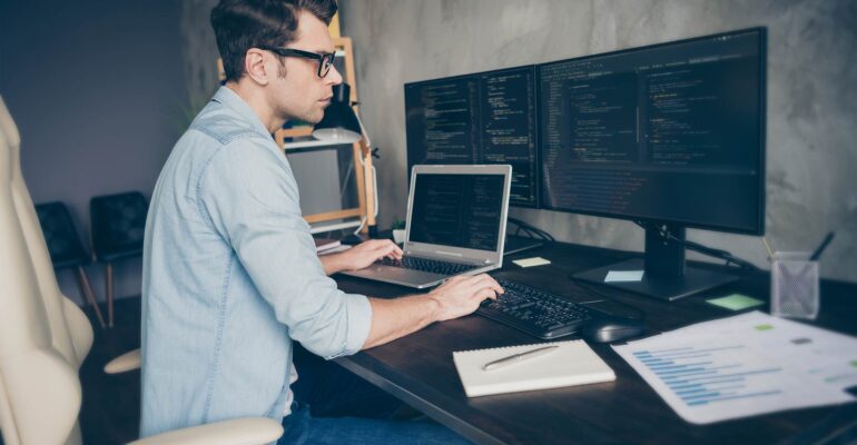 Man performing Cyber Security Support in San Diego, Escondido, La Mesa, CA, Carlsbad, Oceanside, and Nearby Cities